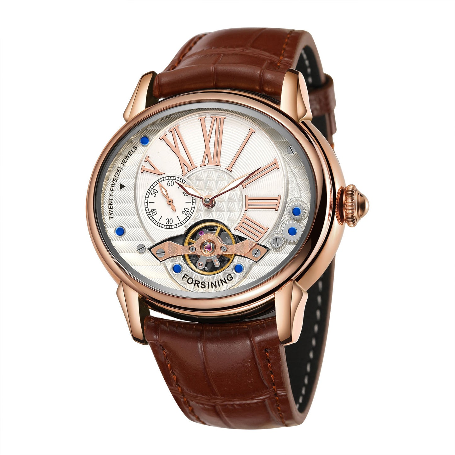 Men's Fashion Dial Flywheel Mechanical Watch