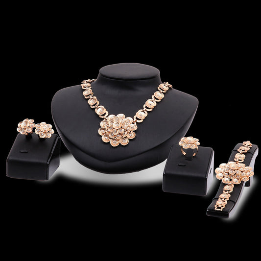 Alloy Four-piece Alloy Jewelry Set