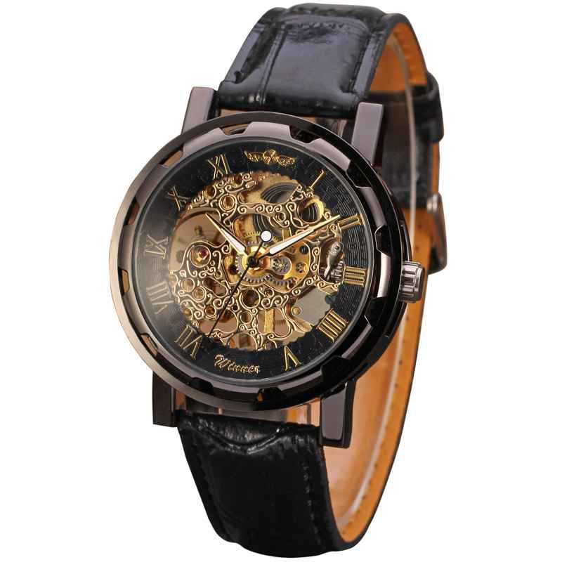 Full hollow men's belt manual mechanical watch