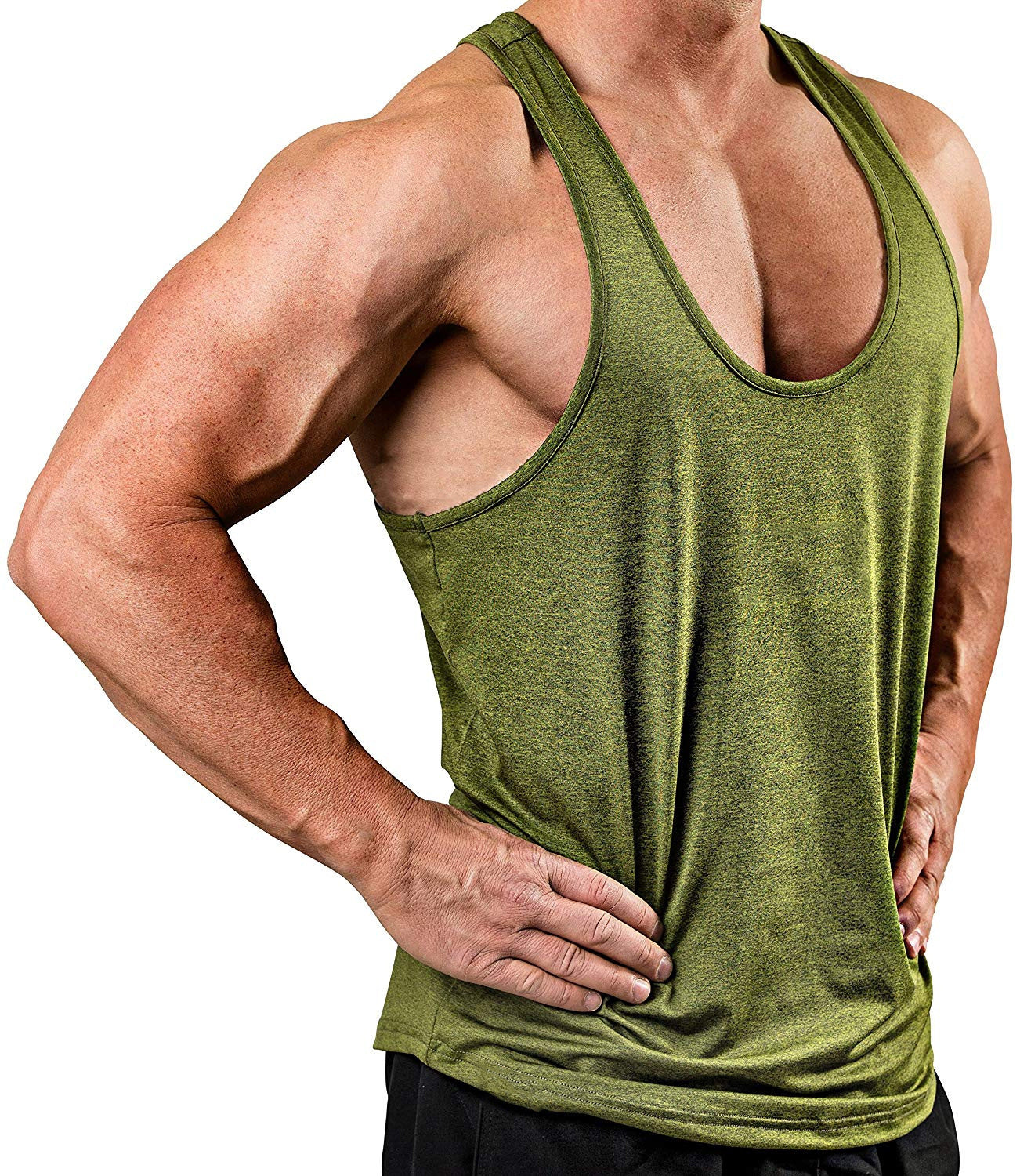 V-neck sleeveless top T-shirt sports fitness vest