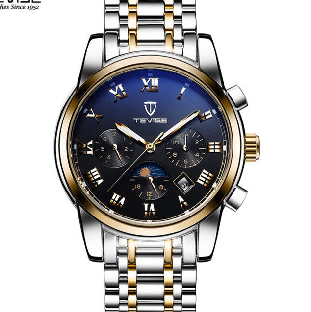 brand watches, watches, sports, multifunctional automatic mechanical watches, waterproof leisure men's watches