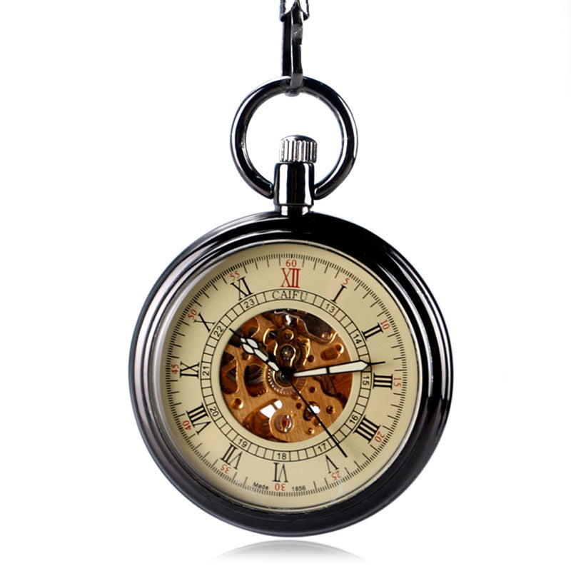 Automatic mechanical pocket watch