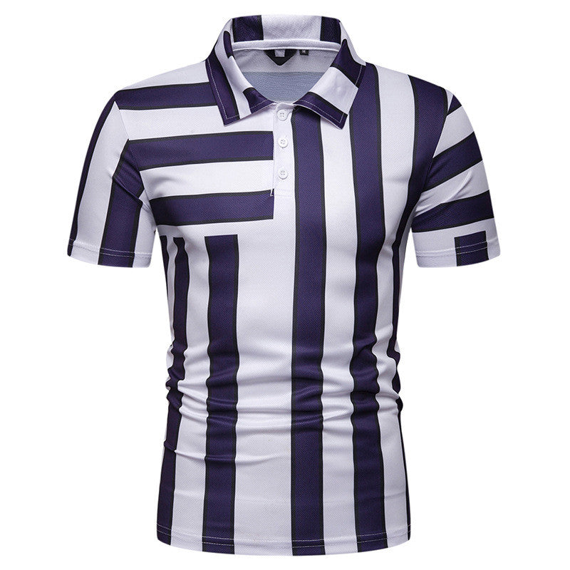 New Summer Men's Short-Sleeved Polo Shirt