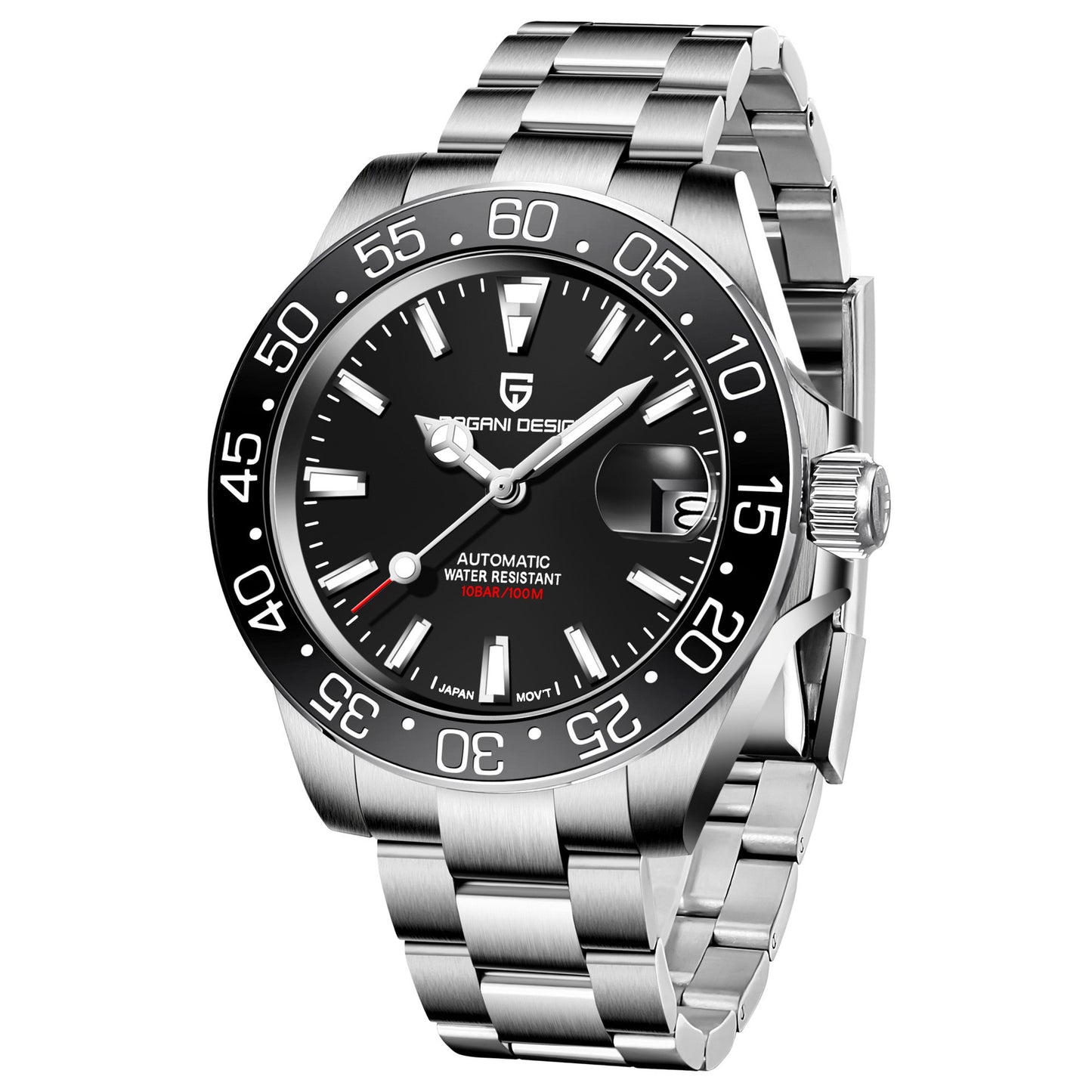 Men's business waterproof mechanical watch