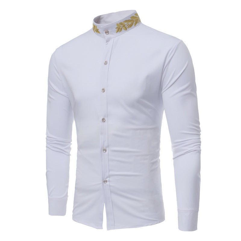 New autumn/winter men's long-sleeved shirts