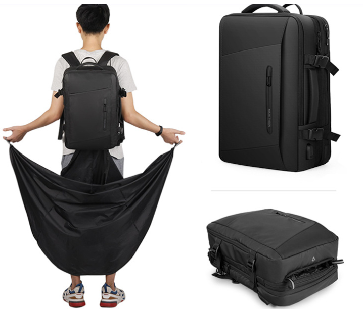 Laminated zipper bag backpack