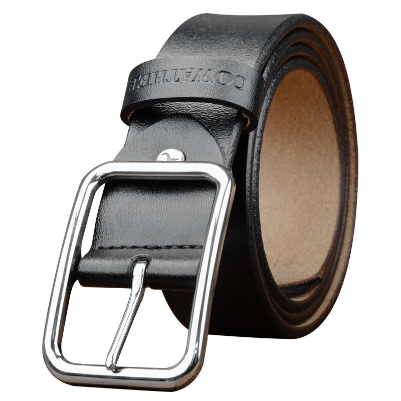 Men's leather business belt