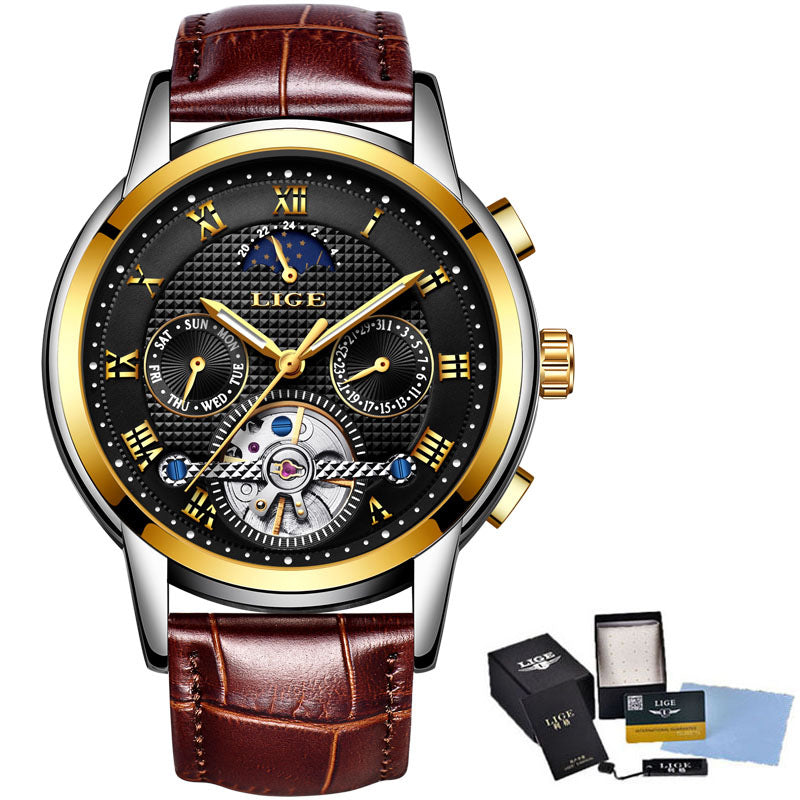 Tourbillon multifunctional mechanical watch