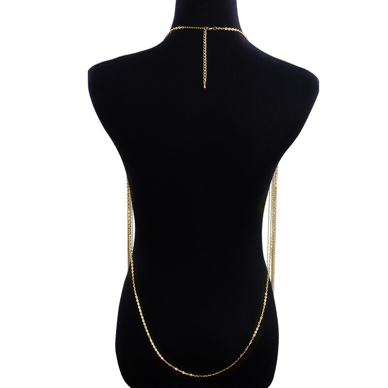 Fashion Exaggerated Shawl Type Body One Chain Body Chain