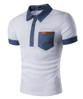 Single Breasted Mens Polo Shirt