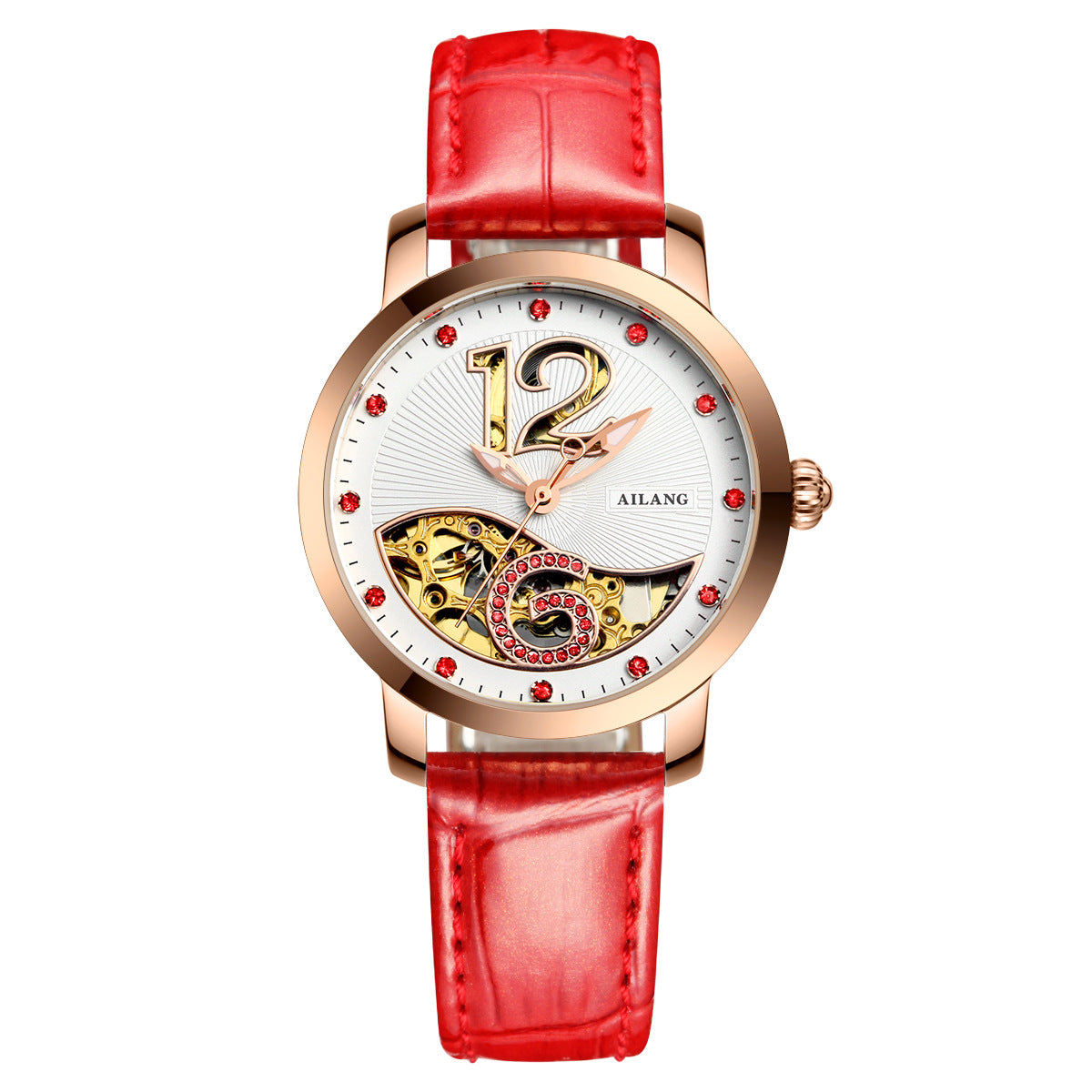 Hollow diamond fashion ladies watch