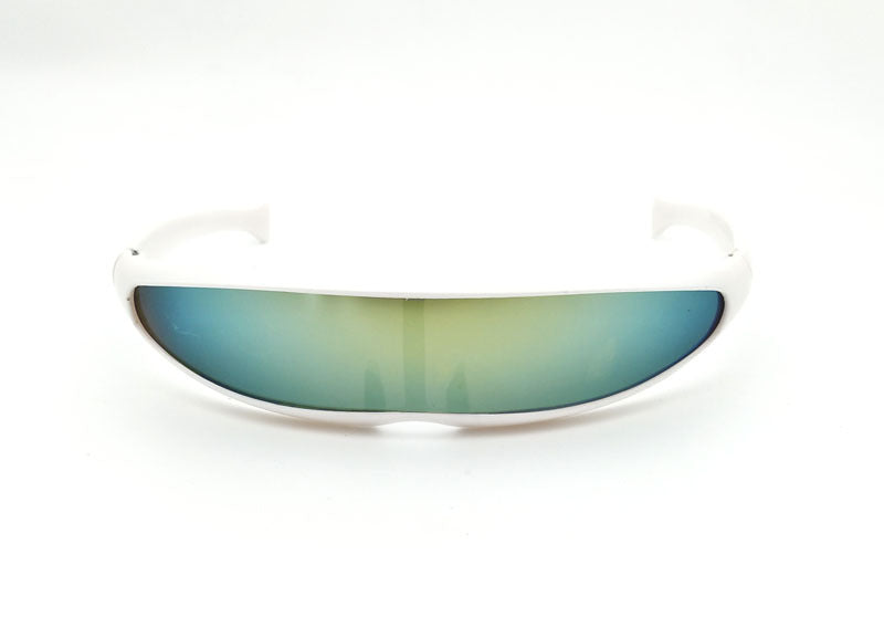 Personality Sunglasses Laser Glasses Men Women Sunglass Robots Silver Lens Sun Glasses Men's Driving Goggles Glasses