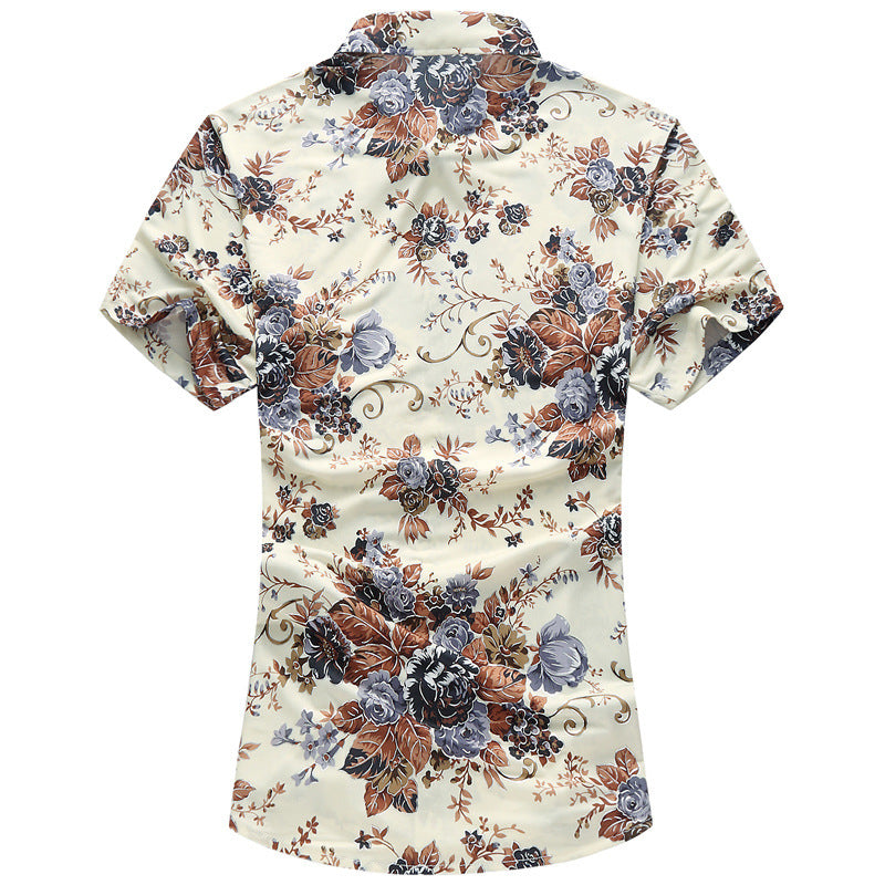 New men's floral shirt