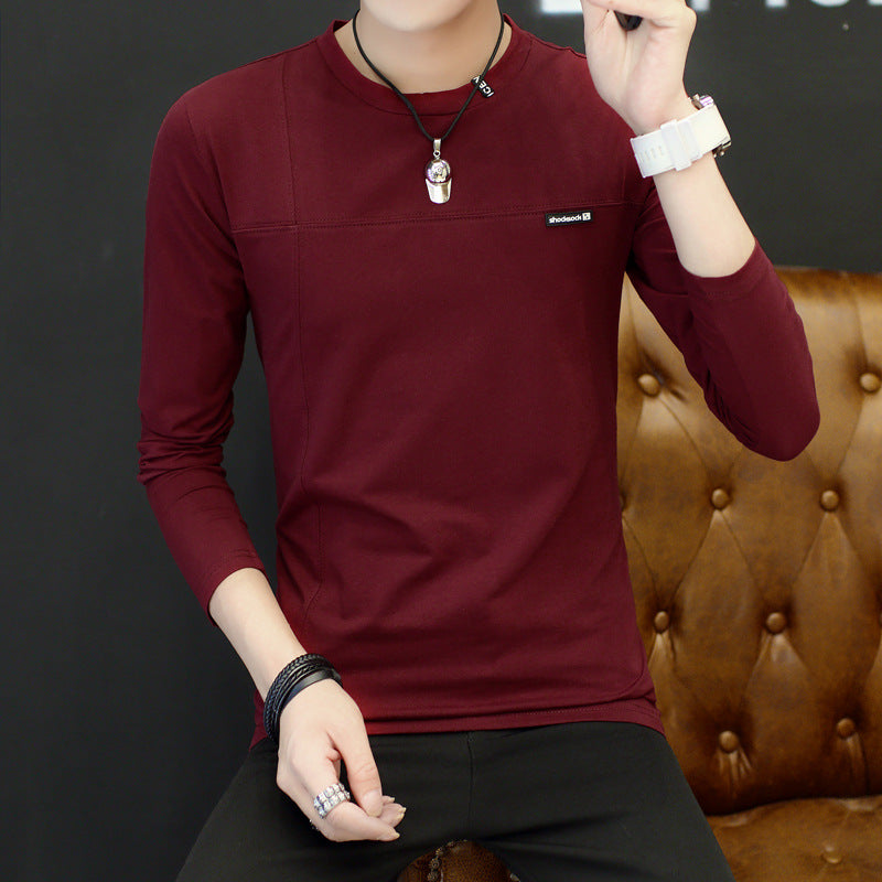 Long sleeve cotton round neck autumn clothes