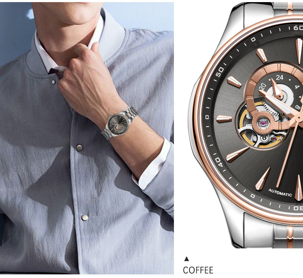 Business and leisure timeless mechanical watch