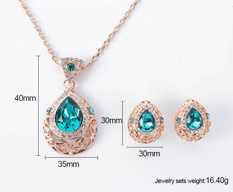 Hollow pattern jewelry set