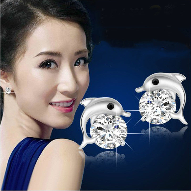 Hot Style Dolphin Earrings For Korean Vogue Earrings