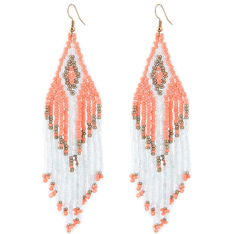 Bohemian fringed earrings