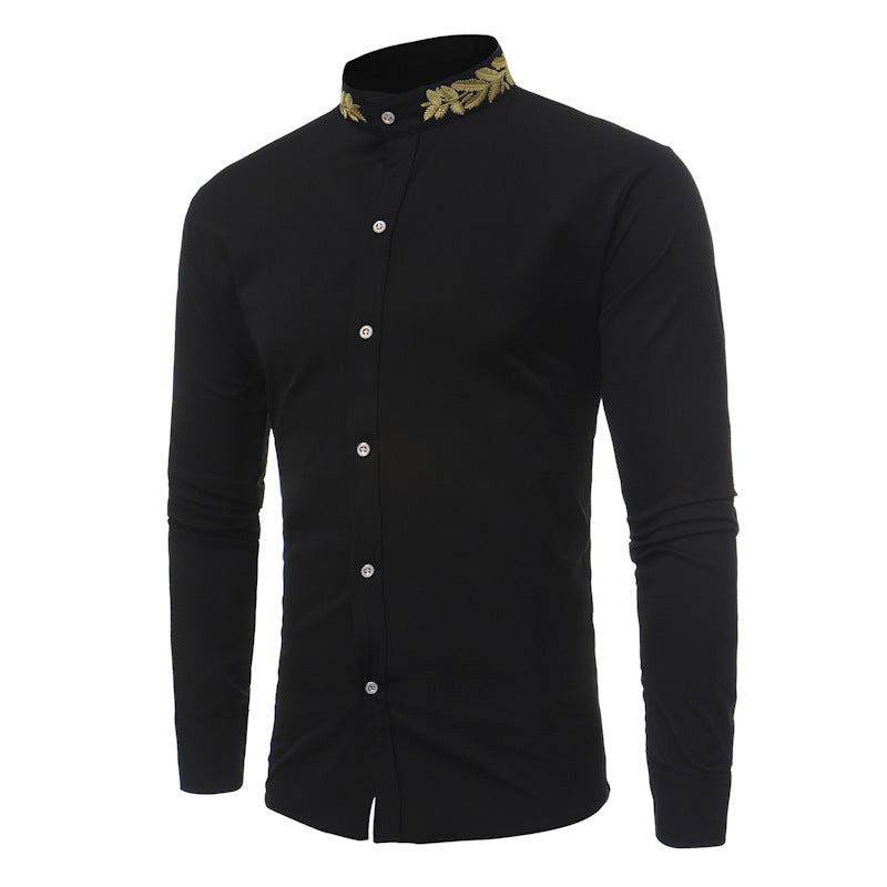 New autumn/winter men's long-sleeved shirts