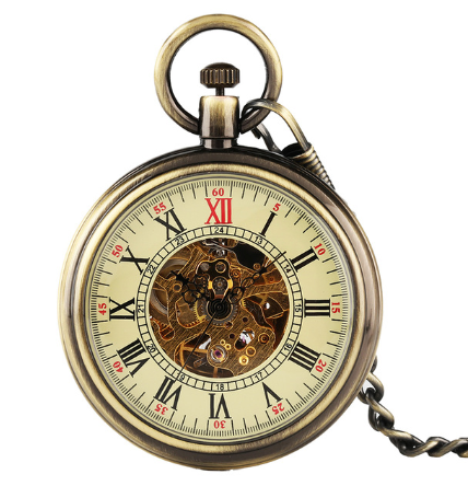 Automatic mechanical pocket watch