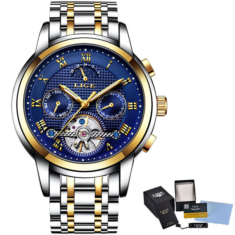 Tourbillon multifunctional mechanical watch