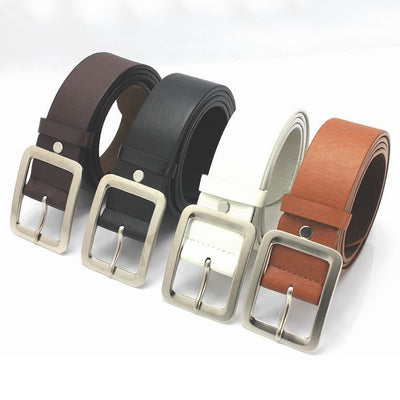 All-match alloy Japanese buckle unisex belt
