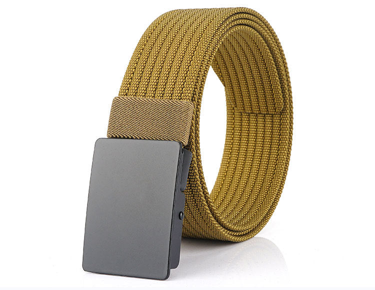 Outdoor Sports Automatic Buckle Canvas Belt