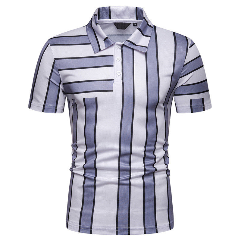 New Summer Men's Short-Sleeved Polo Shirt