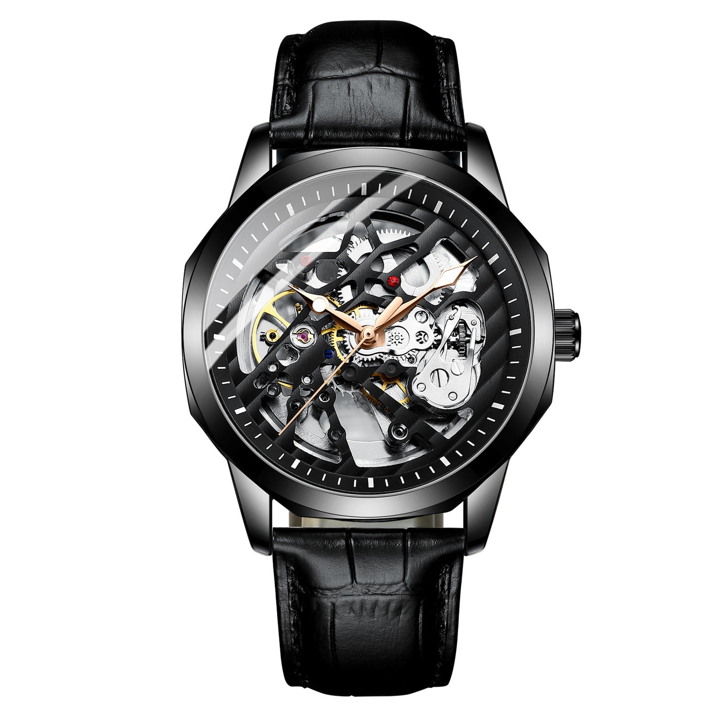 Men's Mechanical Watch Fully Automatic Hollow Out Famous