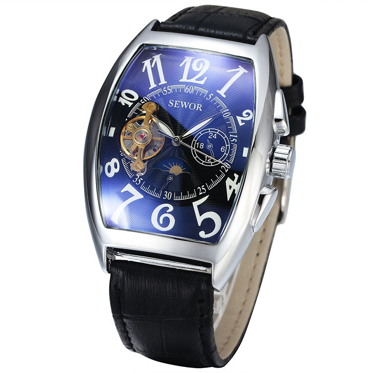 Si SEWOR Men Mechanical Watches Tourbillon Watch The Stars Through The End Of Full Automatic Mechanical Watches