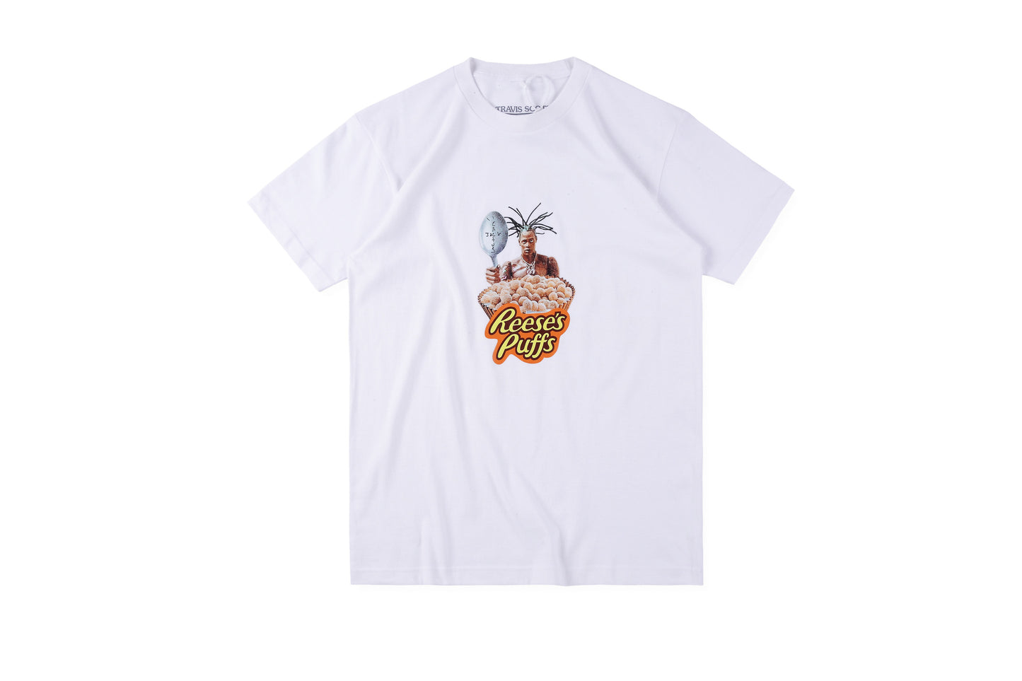 Cereal portrait print short-sleeved T-shirt