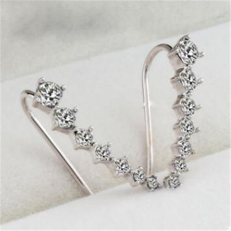 7 rhinestone stud earrings