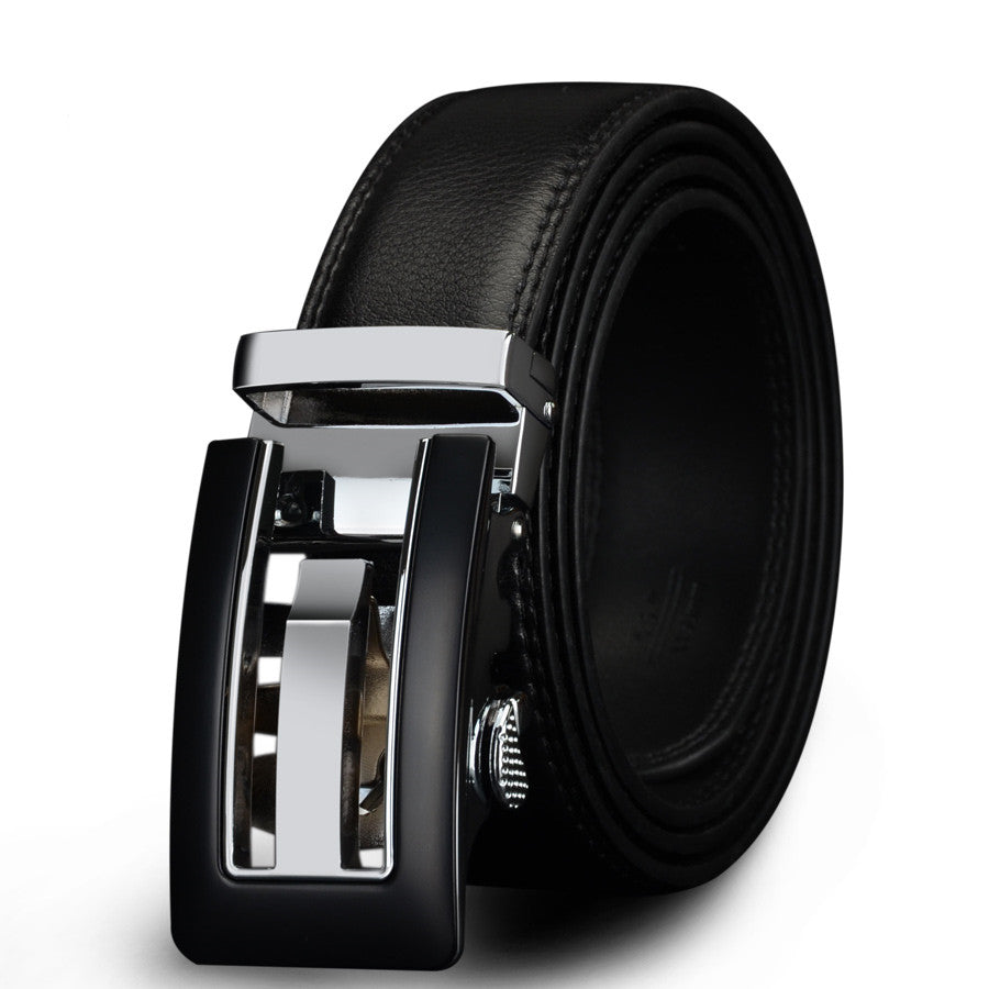 Men's business leather belt