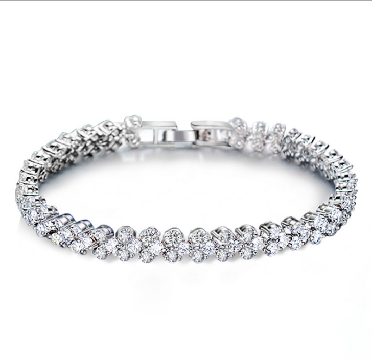 Bracelets Full Of Hearts and Arrows Zircon Cubic Stone Bracelet Best Wedding Gift For Women