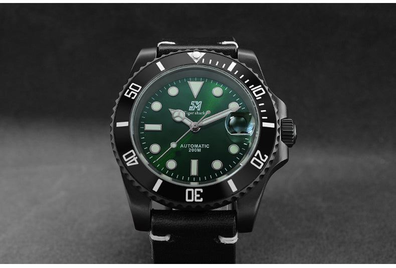 San Martin Green Water Ghost Diving Watch