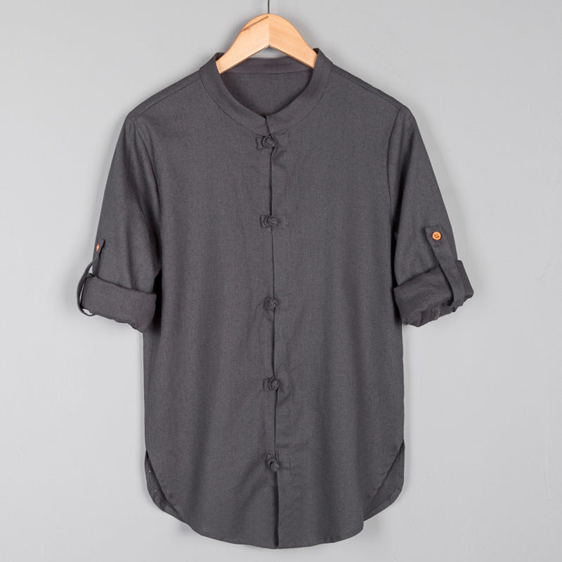 Men's cotton linen shirt