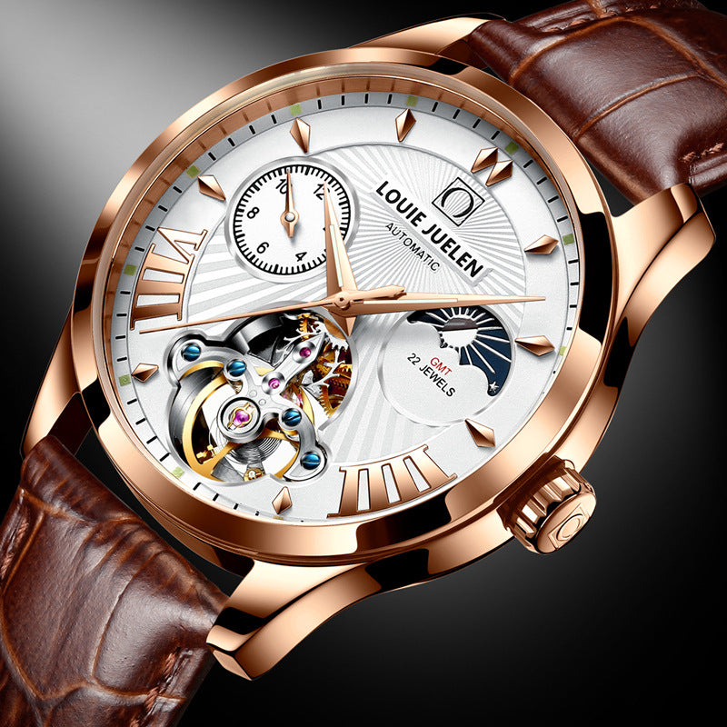 Fashion Trend Hollow Waterproof Male Mechanical Watch