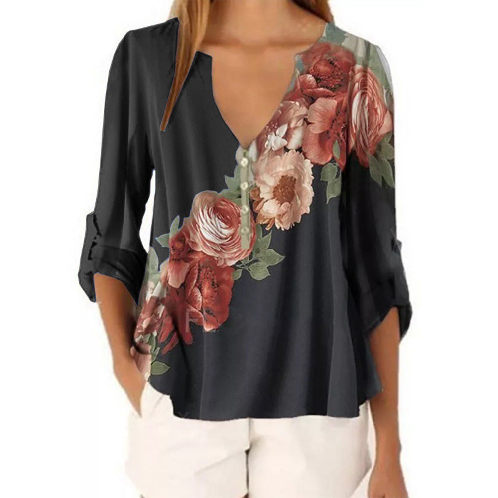 Floral print shirt