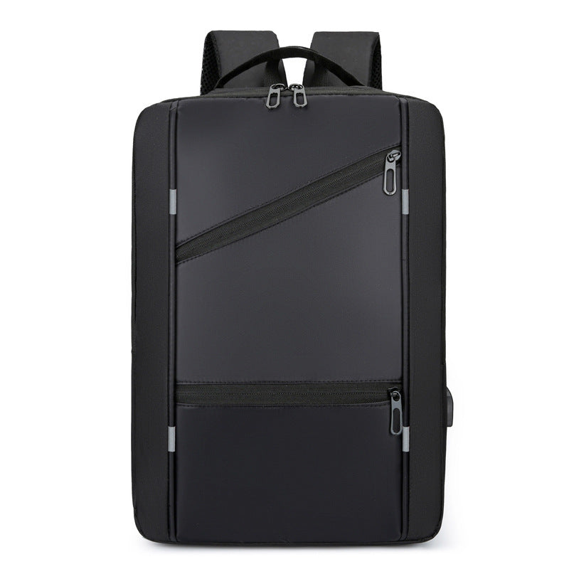 New Computer Bag Men's Business Simple Multi-functional Backpack Usb Charging