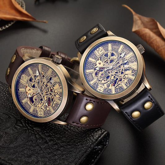 Casual men's mechanical watch