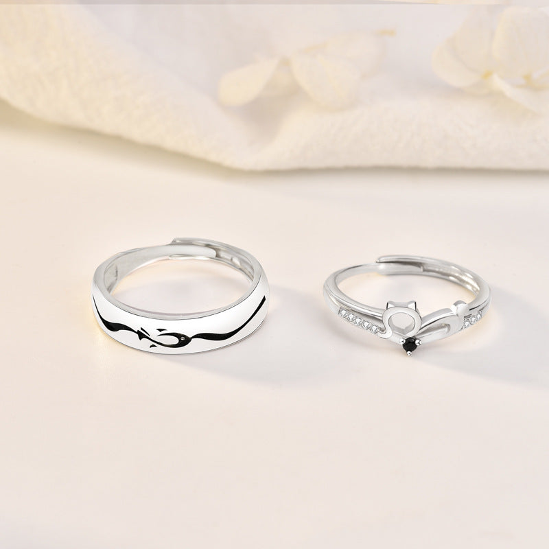 Couple Rings Can Be Adjusted For Men And Women