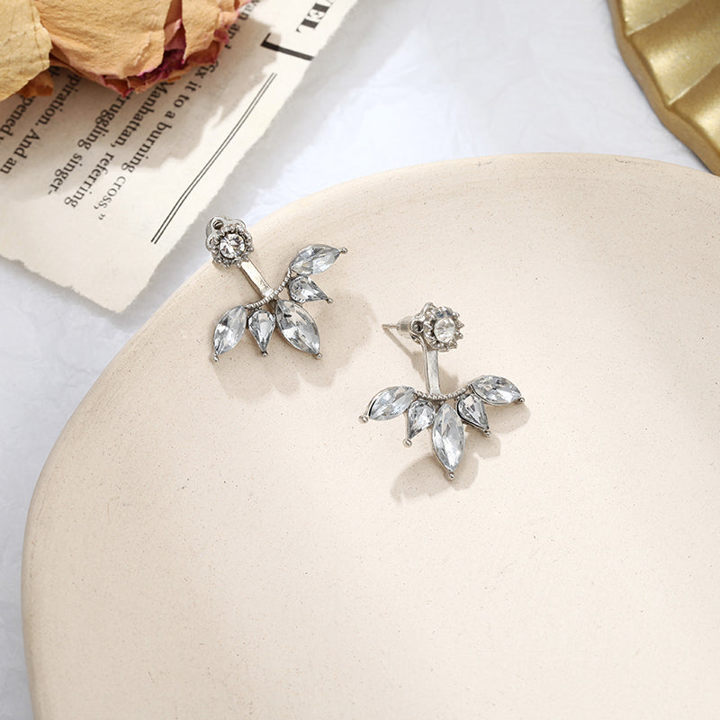 Fashion Jewelry Cute Cherry Blossoms Flower Stud Earrings For Women Cute Jewelry Several Peach Blossoms Earrings