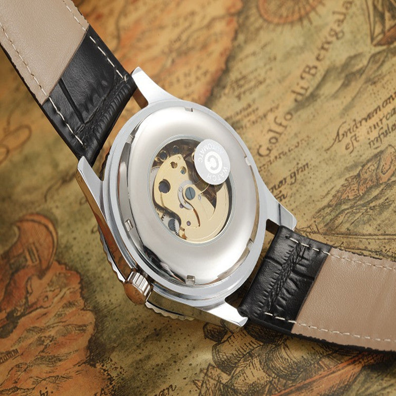 Hollow mechanical watch