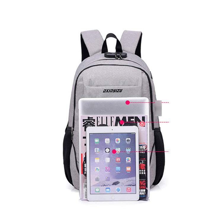 Double leisure travel computer backpack