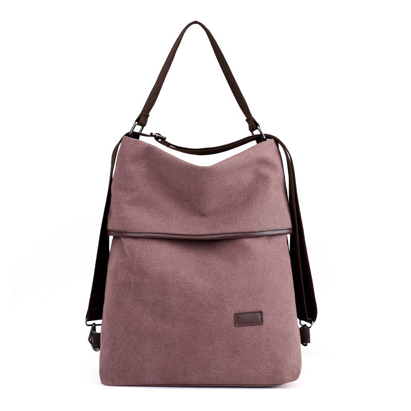 Multifunctional Fashion Simple Canvas Backpack