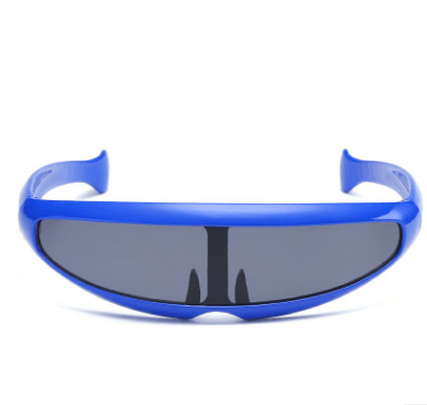 Personality Sunglasses Laser Glasses Men Women Sunglass Robots Silver Lens Sun Glasses Men's Driving Goggles Glasses