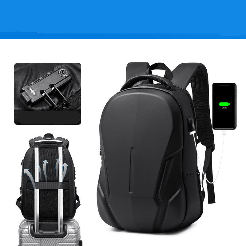 Men's Multifunctional Hard-Shell Backpack