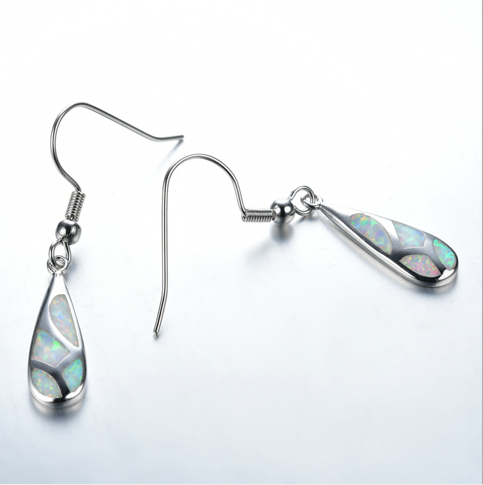 Opal Drop Earrings