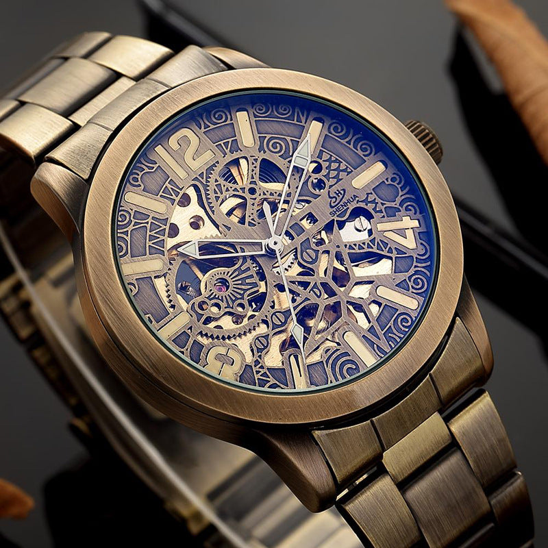 Casual men's mechanical watch