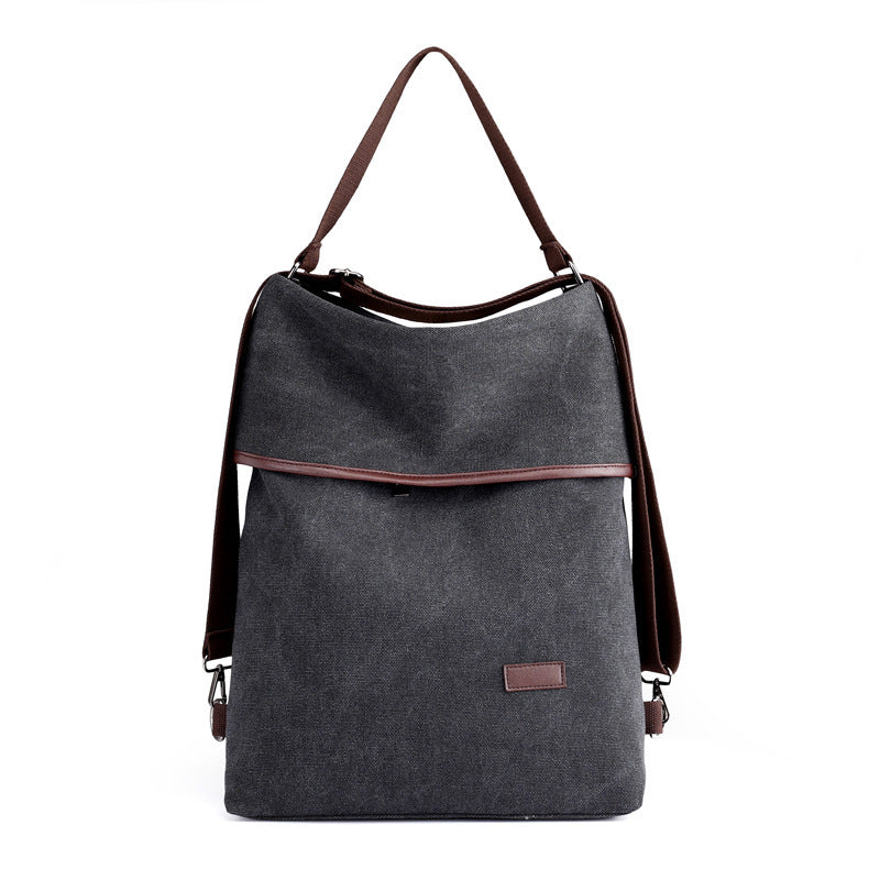 Multifunctional Fashion Simple Canvas Backpack